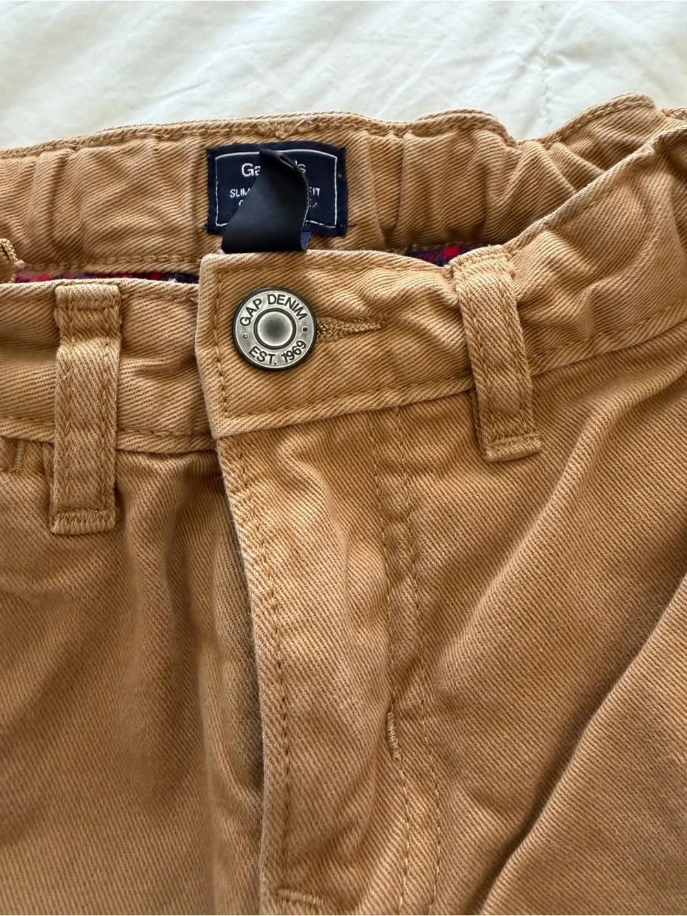 Gap Kids Casual Brown Pants - Classic Straight Fit